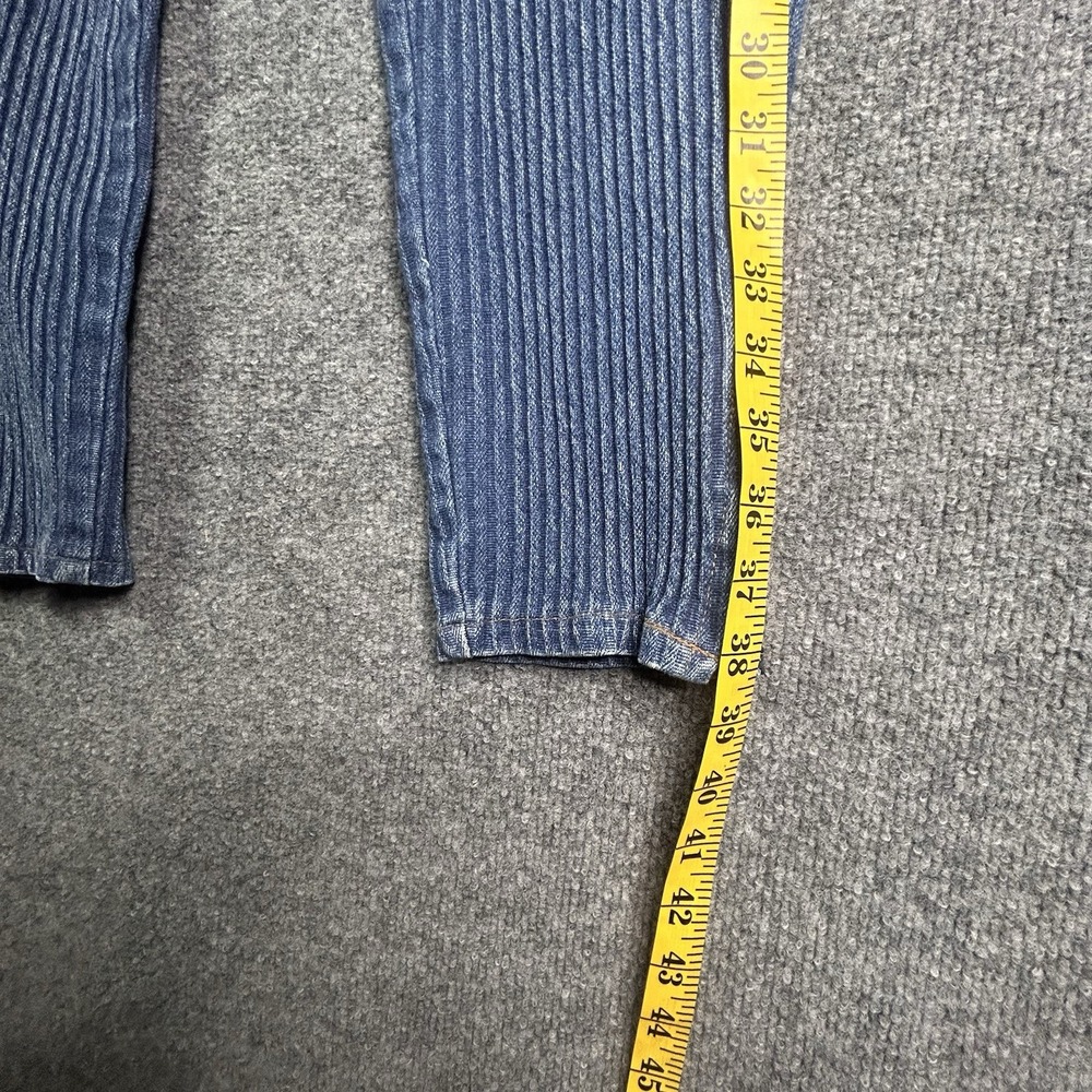 Vintage Jeanjer High Waist Jeans Stretch Tapered Ankle Zip Size 7 Cotton Rare - Picture 12 of 12